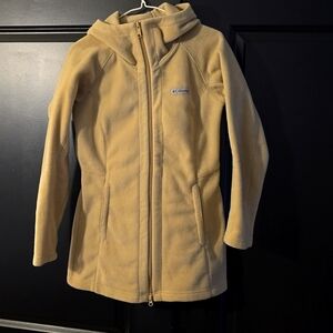 Columbia hooded fleece zip up jacket